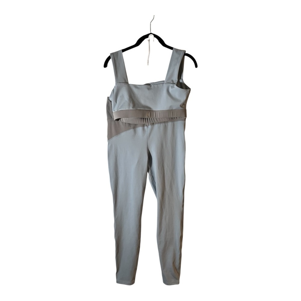 JustFab Activewear Large High Waist Leggings Sports Bra Matching Set EUC - Picture 4 of 8